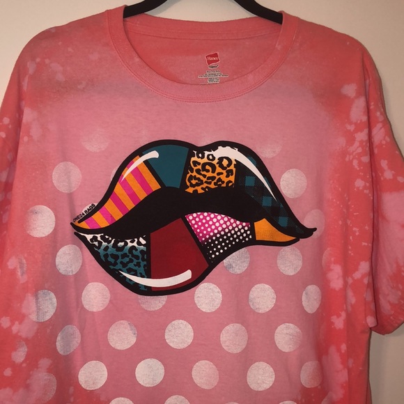 One24 Rags Tops - ONE24 Rags LIPS Shirt Size XL